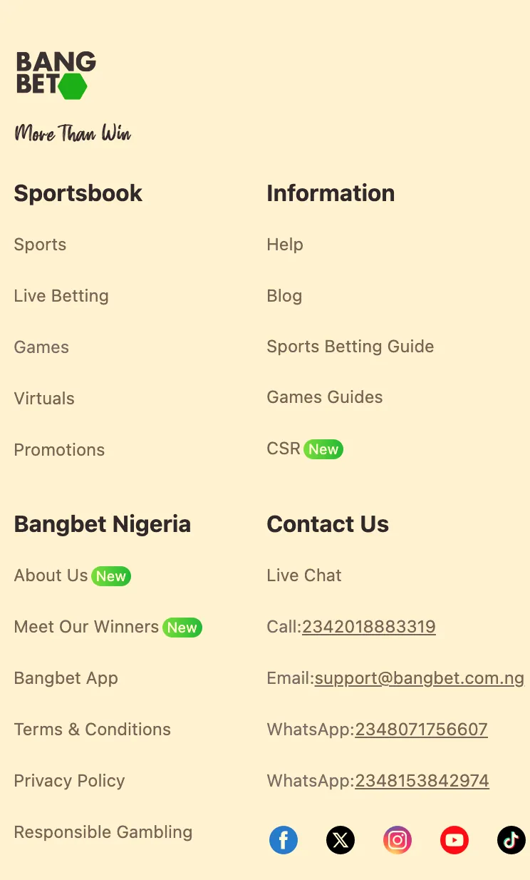 Bangbet Nigeria fostering community and player support